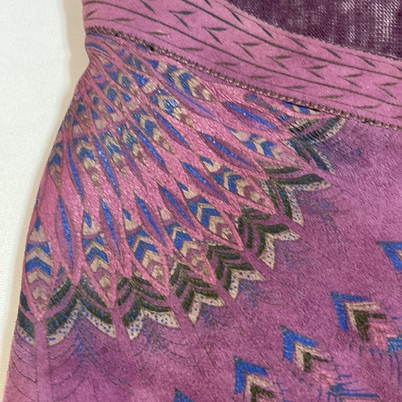 Incredible linen and leather jacket. Made in Italy. Stunning details. - Picture 5 of 12